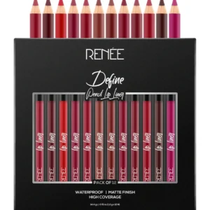 Renee Define Matte Pencil Lip Liner Set of 12