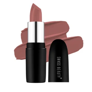 SWISS BEAUTY Pure Matte Lipstick- Hazelnut 203
