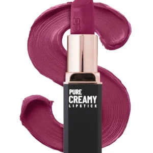 SWISS BEAUTY Pure Creamy Matte Lipstick with Vitamin E & Tea Tree Oil - Wild Pink 10