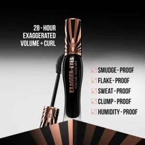 Charlotte Tilbury Exagger-Eyes Mascara product and brush close-up